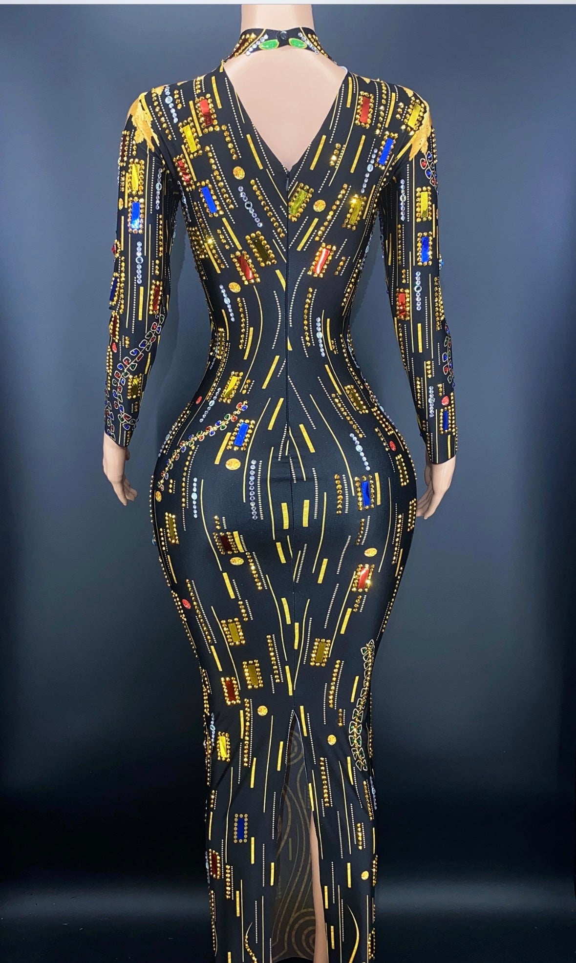 Royal Dame Embellished Dress