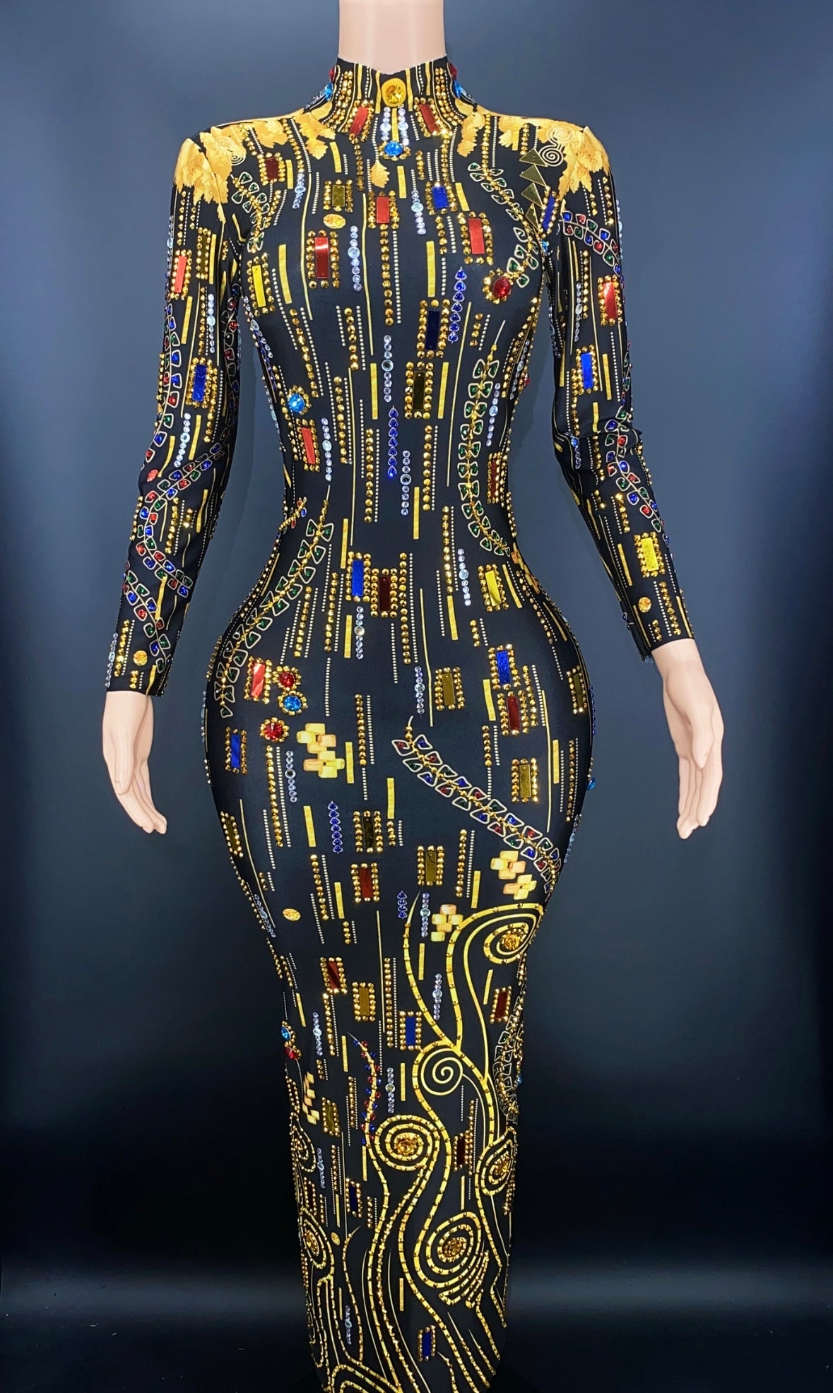 Royal Dame Embellished Dress