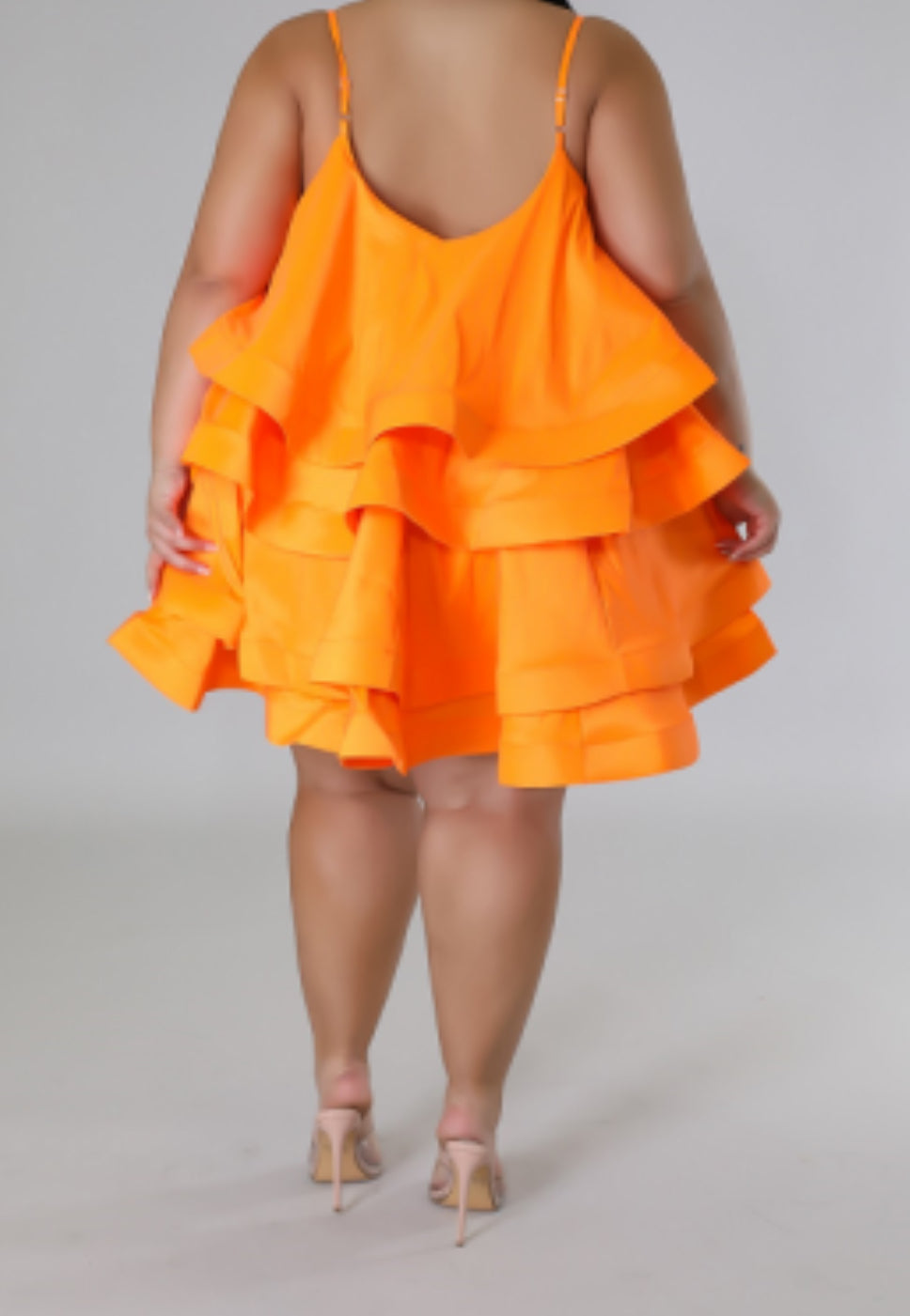 Orange Barbie Doll Dress